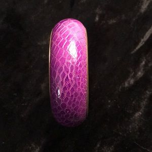 Purple bangle bracelet